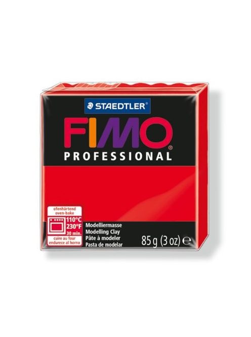 FIMO Gyurma, 85 g, égethető, FIMO "Professional", piros