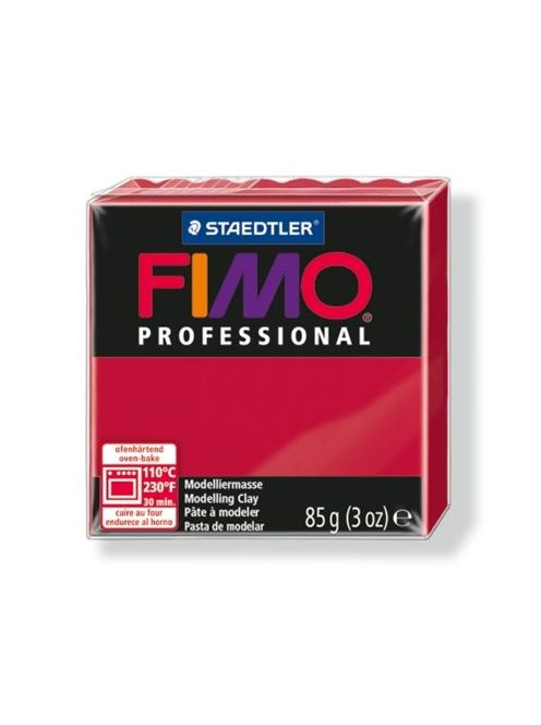 FIMO Gyurma, 85 g, égethető, FIMO "Professional", kármin