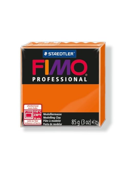FIMO Gyurma, 85 g, égethető, FIMO "Professional", narancssárga