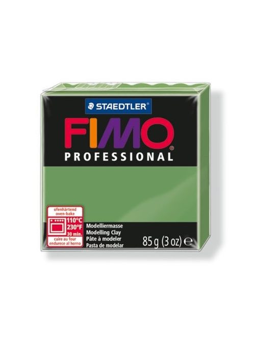 FIMO Gyurma, 85 g, égethető, FIMO "Professional", levél zöld