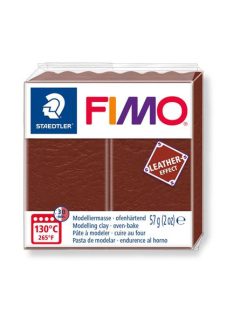   FIMO Gyurma, 57 g, égethető, FIMO" Leather Effect", dió