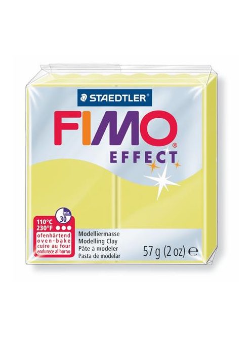 FIMO Gyurma, 57 g, égethető, FIMO "Effect", citrin