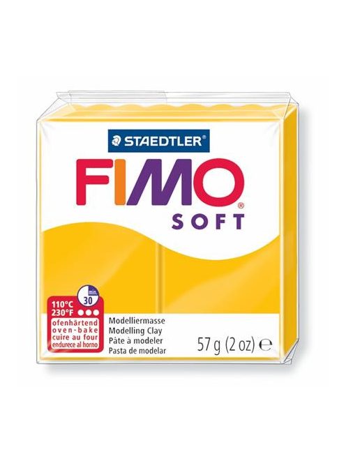 FIMO Gyurma, 57 g, égethető, FIMO "Soft", napsárga