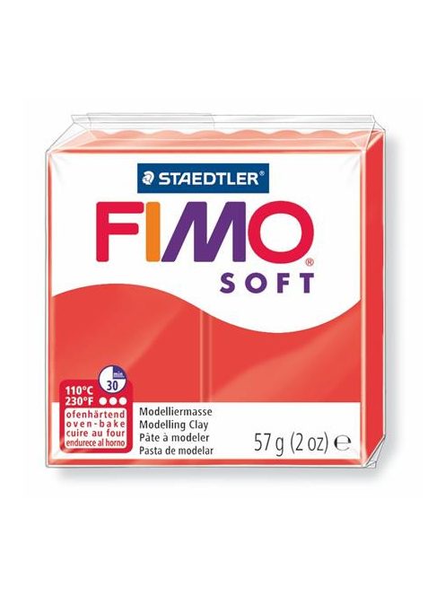 FIMO Gyurma, 57 g, égethető, FIMO "Soft", indián piros