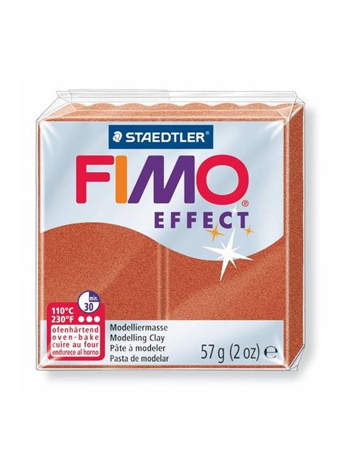 FIMO Gyurma, 57 g, égethető, FIMO "Effect", metál vörösréz