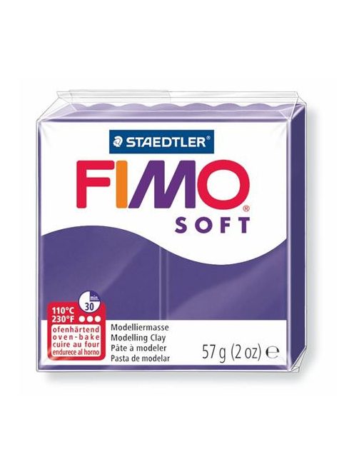 FIMO Gyurma, 57 g, égethető, FIMO "Soft", szilva