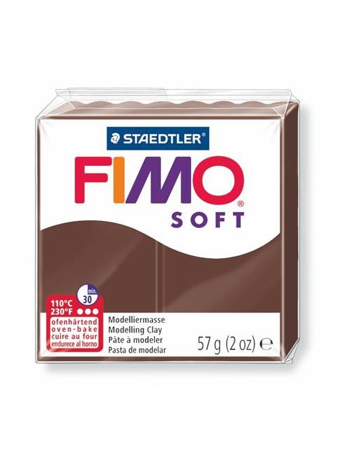 FIMO Gyurma, 57 g, égethető, FIMO "Soft", csokoládé