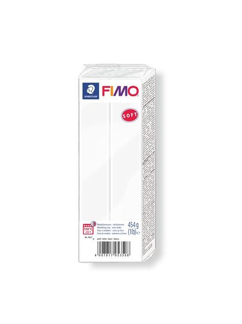 FIMO Gyurma, 454 g, égethető, FIMO "Soft", fehér