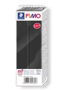   FIMO Gyurma, 454 g, égethető, FIMO "Soft", fekete