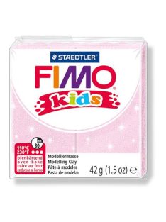   FIMO Gyurma, 42 g, égethető, FIMO "Kids", gyöngyház világos rózsaszín