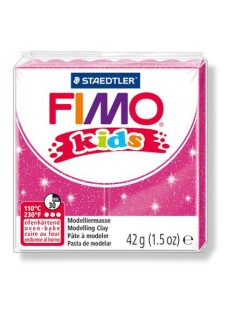   FIMO Gyurma, 42 g, égethető, FIMO "Kids", glitteres rózsaszín