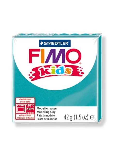 FIMO Gyurma, 42 g, égethető, FIMO "Kids", türkiz