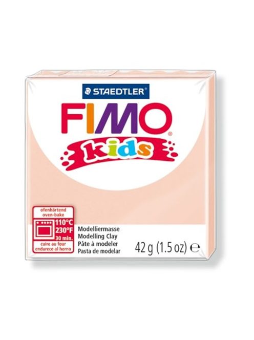 FIMO Gyurma, 42 g, égethető, FIMO "Kids", halvány rózsaszín