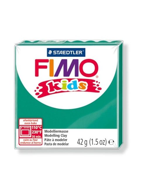 FIMO Gyurma, 42 g, égethető, FIMO "Kids", zöld