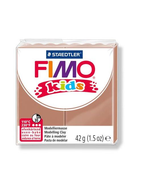 FIMO Gyurma, 42 g, égethető, FIMO "Kids", világosbarna