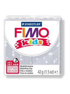   FIMO Gyurma, 42 g, égethető, FIMO "Kids", glitteres ezüst