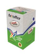 FLEXOFFICE Golyóstoll, 0,25 mm, nyomógombos, FLEXOFFICE "Jonat", piros