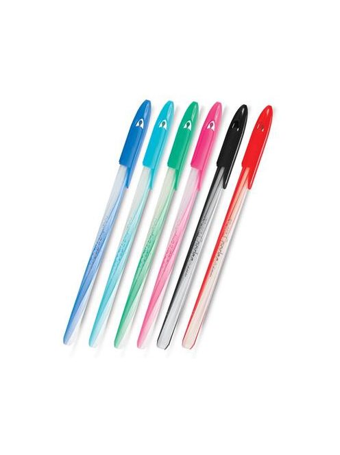 FLEXOFFICE Golyóstoll, 0,3 mm, 2 db/bliszter, kupakos, FLEXOFFICE "Candee", kék