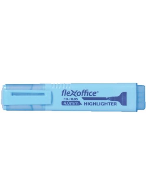 FLEXOFFICE Szövegkiemelő, 1-4 mm, FLEXOFFICE "HL05", kék