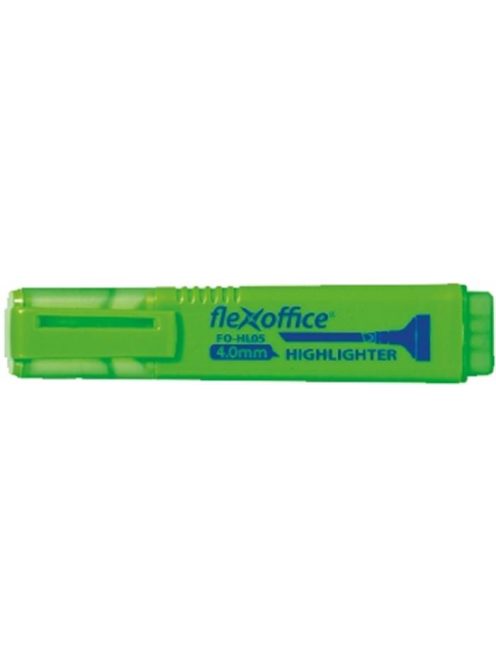 FLEXOFFICE Szövegkiemelő, 1-4 mm, FLEXOFFICE "HL05", zöld