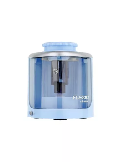 FLEXOFFICE Hegyező, elemes, asztali, FLEXOFFICE "Flexio", kék