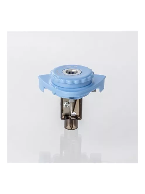 FLEXOFFICE Hegyező, elemes, asztali, FLEXOFFICE "Flexio", kék