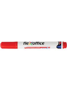   FLEXOFFICE Táblamarker, 2,5 mm, kúpos, FLEXOFFICE "WB03", piros