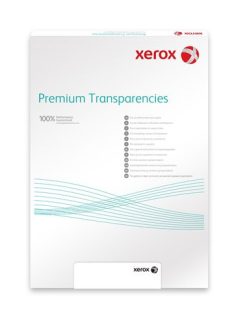   XEROX Fólia, írásvetítőhöz, A4, színes lézernyomtatóba, fénymásolóba, XEROX