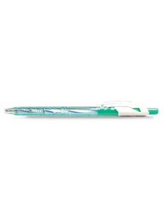   FLEXOFFICE Zseléstoll, 0,35 mm, nyomógombos, vegyes színű test, FLEXOFFICE "Trendee", kék