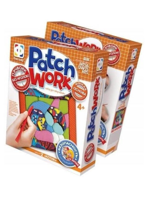 Patchwork képkészítő szett, Macska, 4+