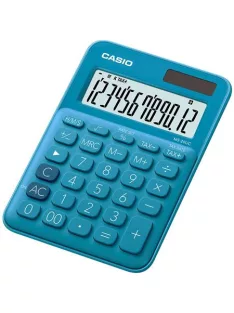   CASIO Számológép, asztali, 12 számjegy, CASIO, "MS 20 UC", kék