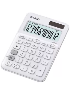   CASIO Számológép, asztali, 12 számjegy, CASIO, "MS 20 UC", fehér
