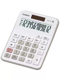   CASIO Számológép, asztali, 12 számjegy, CASIO "MX 12WE", fehér