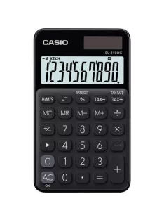  CASIO Zsebszámológép, 10 számjegy, CASIO "SL 310", fekete