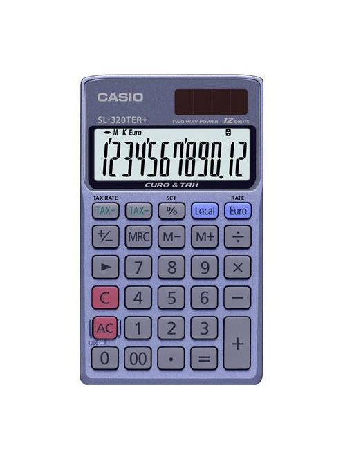 CASIO Zsebszámológép, 12 számjegy, CASIO "SL 320 TER+"