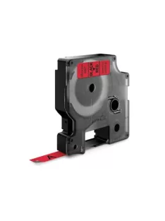   DYMO Feliratozógép szalag, 9 mm x 7 m, DYMO "D1", piros-fekete