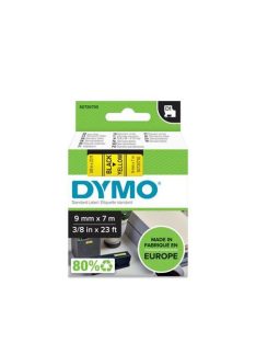   DYMO Feliratozógép szalag, 9 mm x 7 m, DYMO "D1", sárga-fekete