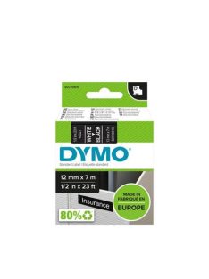   DYMO Feliratozógép szalag, 12 mm x 7 m, DYMO "D1", fekete-fehér