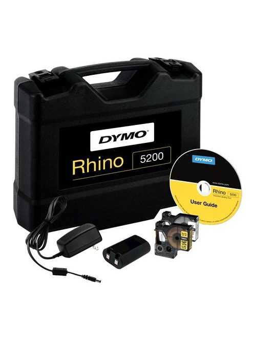 DYMO Elektromos feliratozógép, DYMO "Rhino 5200" készlet táskában