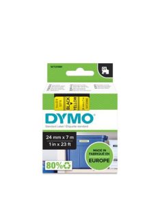   DYMO Feliratozógép szalag, 24 mm x 7 m, DYMO "D1", sárga-fekete