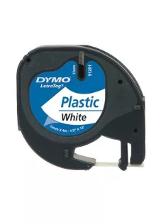   DYMO Feliratozógép szalag, 12 mm x 4 m, DYMO "Letratag", fehér