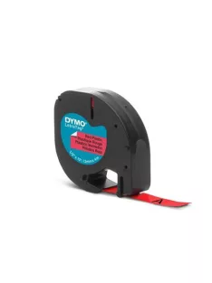   DYMO Feliratozógép szalag, 12 mm x 4 m, DYMO "Letratag", piros