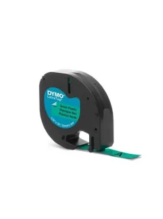   DYMO Feliratozógép szalag, 12 mm x 4 m, DYMO "Letratag", zöld