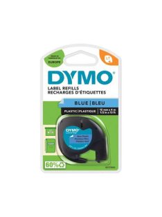   DYMO Feliratozógép szalag, 12 mm x 4 m, DYMO "Letratag", kék