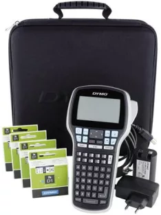   DYMO Elektromos feliratozógép, DYMO "LM 420P" készlet táskában