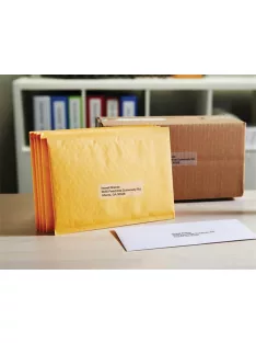   DYMO Etikett, LW nyomtatóhoz, műanyag, 36x89 mm, 260 db etikett, DYMO, átlátszó