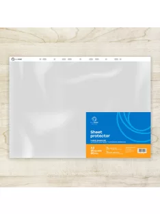   Genotherm lefűzhető, A3, 80 micron álló, narancsos Bluering® 20 db/csomag,