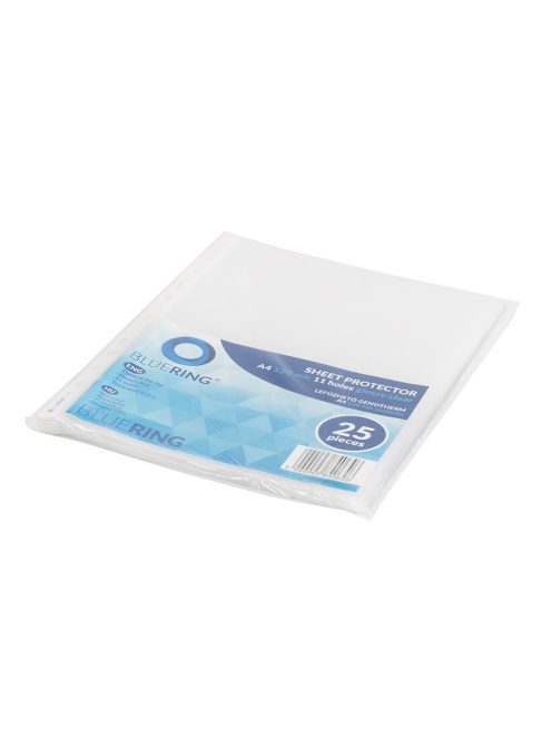 Genotherm lefűzhető, A4, 120 micron víztiszta Bluering® 25 db/csomag, 