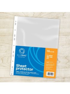   Genotherm lefűzhető, A4, 180 micron jumbo katalógustartó Bluering® 10 db/csomag,
