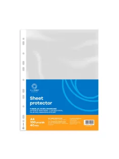   Genotherm lefűzhető, A4, 40 micron narancsos Bluering® 100 db/csomag